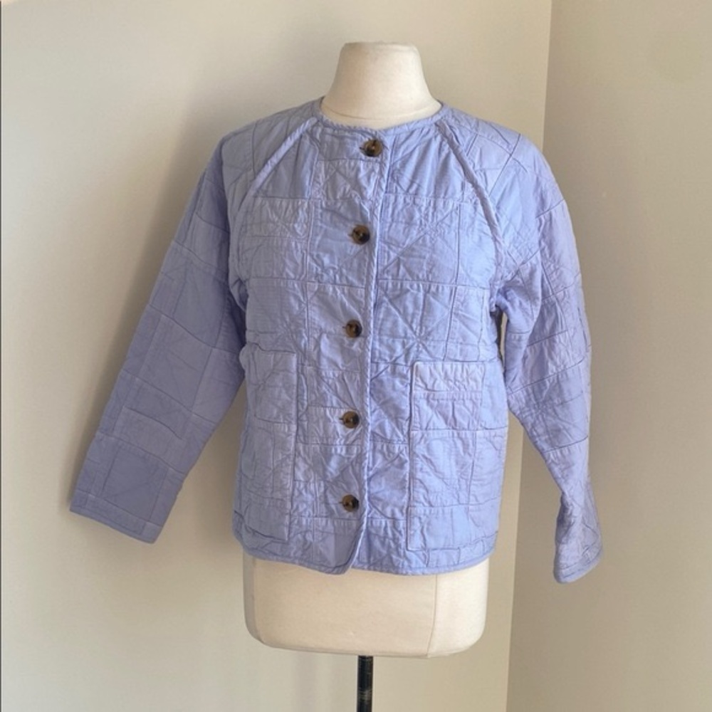 J. Crew Quilted Patchwork Jacket Xxs - image 8